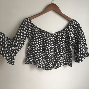 Honey Punch off the shoulder top